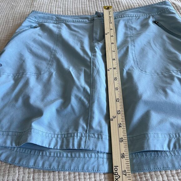 Title Nine Skort Womens 6 Light Blue Athletic Built-In Shorts Pockets TN-190907 - Picture 6 of 9